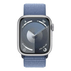 Apple Watch Series 9 (GPS+Cell) 41mm Aluminum Case w/ Winter Blue Sport Loop - MRHX3LW/A - No blood oxygen