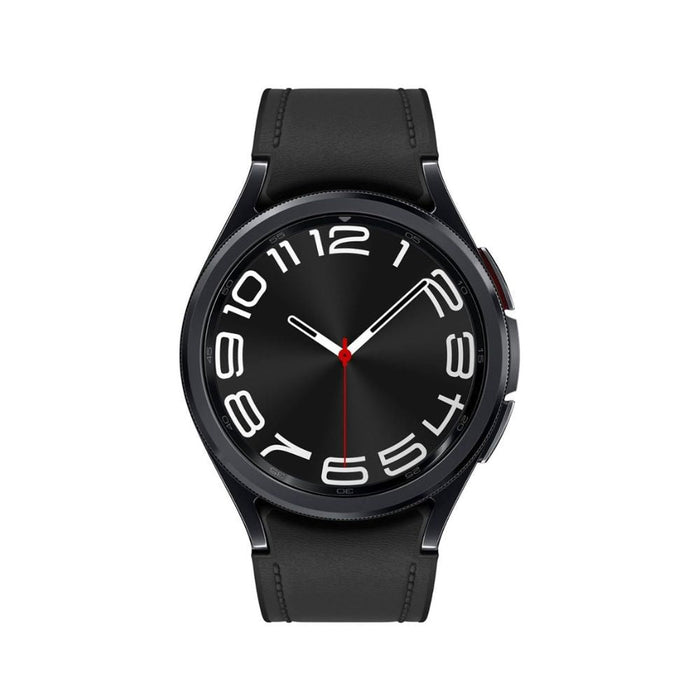 Samsung Galaxy Watch 6 Classic 43mm BT - Black Stainless Steel w/Black Leather Band - SM-R950NZKAXAA