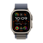 Apple Watch Ultra 2 GPS + Cellular 49mm Titanium Case with Blue Alpine Loop - Large - MREQ3LW/A