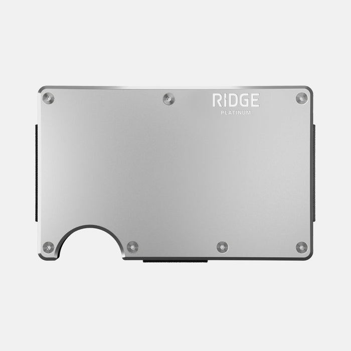 Ridge Wallet - Platinum